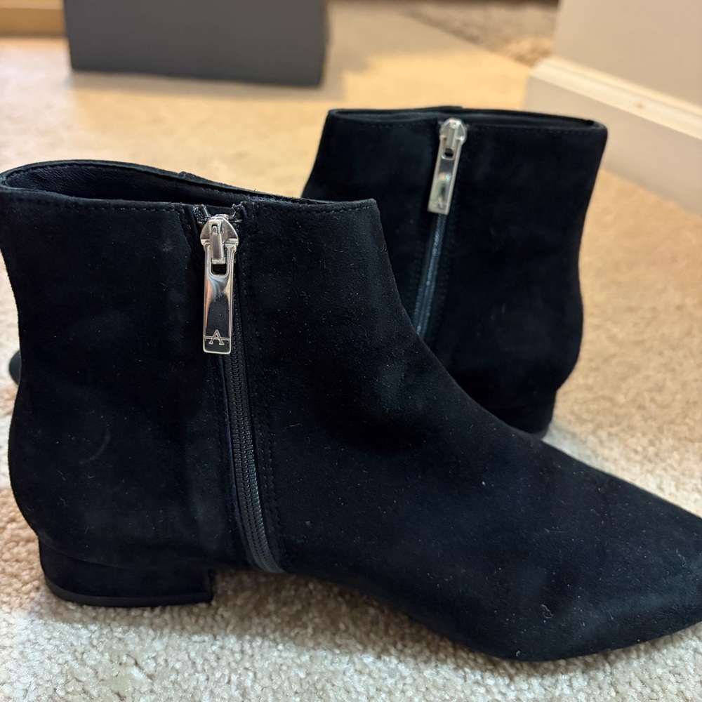 Aquatalia Black Ankle Booties